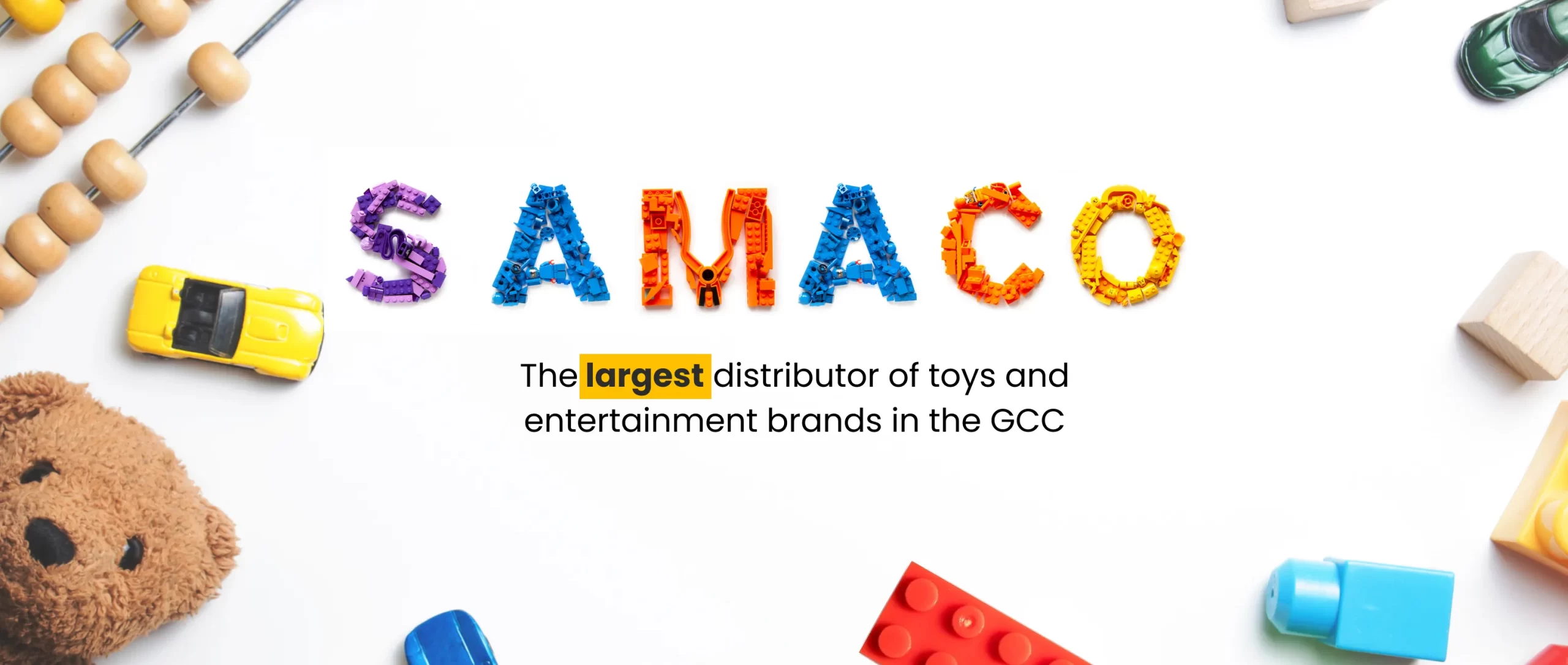 Banner 1 Home page Samaco TOYS