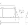 3OM X 2OM X O.75M RECTANGULAR FRAME POOL - Image 3
