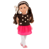 DOLL W/ POM-POM TOP & POLKA DOT TIGHTS, AVIA - Image 2