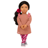 Doll w/ Rose Hair Elastic, Rosalia (Hispanic) - Image 6
