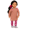 Doll w/ Rose Hair Elastic, Rosalia (Hispanic) - Image 9
