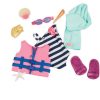 BATHING SUIT & LIFT VEST OUTFIT