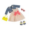 DELUXE HEART PRINT DRESS OUTFIT