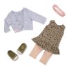 DOLL WITH DRESS, CARDIGAN & LEGGINGS - Image 5