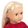 DOLL W/ PLAID EVENING DRESS - Image 4