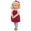 DOLL W/ SPARKLY COLLAR, IVORY