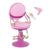 SALON CHAIR W/ ACC’Y (PURPLE W/ HEART PATTERN)" - Image 2