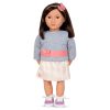 Doll w/ Pink Pleated Skirt, Mei (Asian) - Image 5