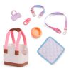 DOLL W/PUPPY IN PLASTIC CARRIER,AA - Image 4